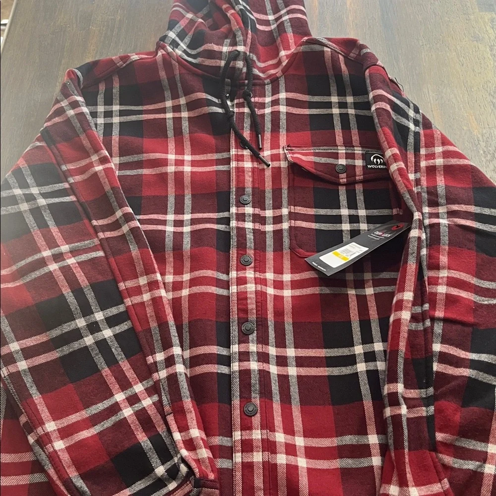 MEN’S WOLVERINE BUCKSAW FLANNEL JACKET NWT medium COAT